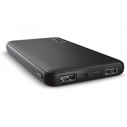 POWERBANK TRUST PRIMO SLIM 5000MAH 2A USB + USB-C + MICRO-USB ECO BLACK