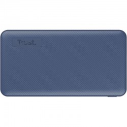 POWERBANK TRUST PRIMO SLIM 10000MAH X2 USB-A + USB-C + MICRO-USB ECO BLUE