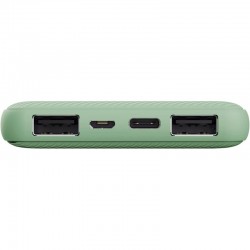 POWERBANK TRUST PRIMO SLIM 10000MAH X2 USB-A + USB-C + MICRO-USB ECO GREEN