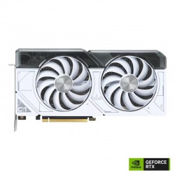 TARJETA DE VIDEO ASUS RTX4070 DUAL WHITE EDITION 12GB GDDR6X PCIE 4.0