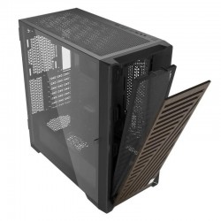 CAJA ORDENADOR GAMING PHOENIX ARTISAN NOBLE BLACK FRONTAL MADERA ATX