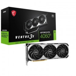 TARJETA DE VIDEO NVIDIA MSI RTX4060TI VENTUS 3X OC 8GB GDDR6 PCIE 4.0