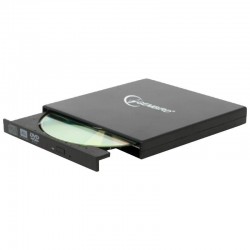 REGRABADORA EXTERNA DVD GEMBIRD DUAL USB BLACK