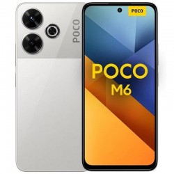 SMARTPHONE XIAOMI POCO M6 6.79 FHD+ HELIO G91 8GB/256GB/108MP/NFC/4G SILVER