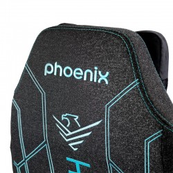 SILLA GAMING PHOENIX TELA MONARCH TALLA XL BLACK/BLUE