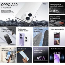 SMARTPHONE OPPO A40 6.72 4GB/128GB/50MPX/NFC/4G PURPLE