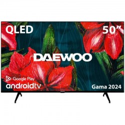 TELEVISOR DAEWOO 50 QLED 4K UHD USB SMART TV ANDROID WIFI BLUETOOTH DOLBY