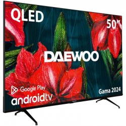 TELEVISOR DAEWOO 50 QLED 4K UHD USB SMART TV ANDROID WIFI BLUETOOTH DOLBY