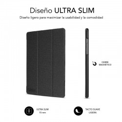 FUNDA SUBBLIM TAB A8 X200/205 BLACK