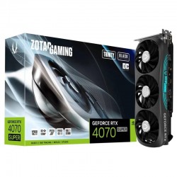 TARJETA DE VIDEO ZOTAC RTX4070 12GB SUPER TRINITY OC BLACK