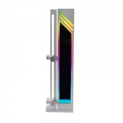 SOPORTE MARS GAMING PARA TARJETA DE VIDEO MAGNETICO RGB SILVER