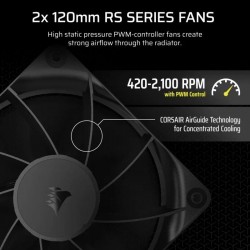 REFRIGERACION LIQUIDA CPU CORSAIR NAUTILUS 240MM BLACK