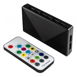 PACK 3 VENTILADORES 12CM UNYKACH CANDY 30 ARGB + CONTROLADORA