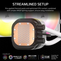 REFRIGERACION LIQUIDA CPU CORSAIR NAUTILUS 240MM ARGB WHITE