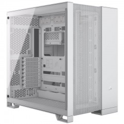 CAJA ORDENADOR GAMING CORSAIR 6500D AIRFLOW CRISTAL TEMPLADO WHITE