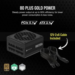 FUENTE DE ALIMENTACION CORSAIR RM1200E 1200W MODULAR 80+ GOLD ATX