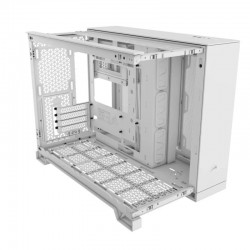 CAJA ORDENADOR GAMING CORSAIR 2500X CRISTAL TEMPLADO WHITE