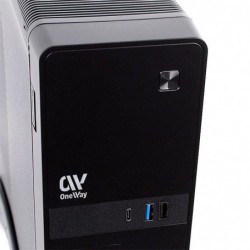 CAJA ORDENADOR ONEWAY POLARIS SLIM SFF + FUENTE USB-C USB-A + LECTOR TARJET