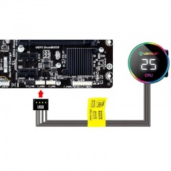 REFRIGERACION LIQUIDA CPU UNYKACH AQUASTORM RGB 240MM BLACK