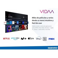 TELEVISOR DAEWOO 43 LED 4K UHD USB SMART TV WIFI BLUETOOTH HOTEL