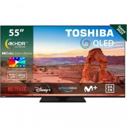 TELEVISOR TOSHIBA 55 QV34 QLED UHD 4K USB SMART TV VIDAA WIFI BLUETOOTH
