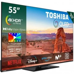 TELEVISOR TOSHIBA 55 QV34 QLED UHD 4K USB SMART TV VIDAA WIFI BLUETOOTH