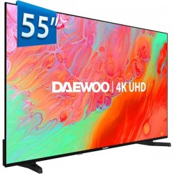 TELEVISOR DAEWOO 55 QLED 4K UHD USB SMART TV ANDROID WIFI HOTEL