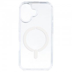 FUNDA PARA IPHONE 16 PLUS TRANSPARENTE MAGSAFE