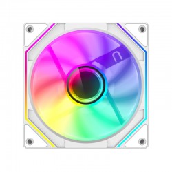 VENTILADOR GM 12CM ADICIONAL GAMING CHASIS ARGB SILENCIOSO WHITE