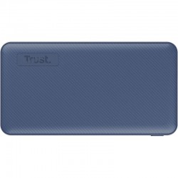 POWERBANK TRUST PRIMO SLIM 10000MAH X2 USB-A + USB-C + MICRO-USB ECO BLUE