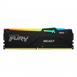 MEMORIA RAM 16GB KINGSTON DDR5 5600MHZ FURY BEAST CL40 1.25V RGB