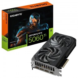 TARJETA DE VIDEO GIGABYTE NVIDIA RTX5060TI WINDFORCE OC 16GB GDRR7 PCIE 5.0