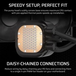 REFRIGERACION LIQUIDA CPU CORSAIR NAUTILUS 240MM BLACK