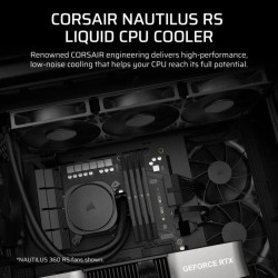 REFRIGERACION LIQUIDA CPU CORSAIR NAUTILUS 240MM BLACK