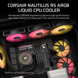 REFRIGERACION LIQUIDA CPU CORSAIR NAUTILUS 240MM ARGB BLACK