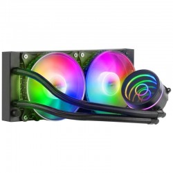 REFRIGERACION LIQUIDA CPU MARS GAMING FRGB 240MM BLACK