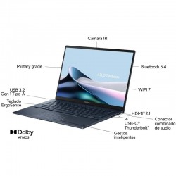 PORTATIL ASUS ZENBOOK 14 ULTRA 7 255H/16GB/SSD1TB/14 TACTIL /OLED/W11HOME