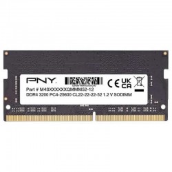MEMORIA SODIMM 8GB PNY DDR4 3200MHZ BULK