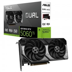 TARJETA DE VIDEO NVIDIA ASUS RTX 5060 TI DUAL OC 8GB GDDR7 PCIE 5.0