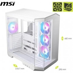 CAJA ORDENADOR GAMING MSI MAG PANO 100R PZ MATX RGB WHITE