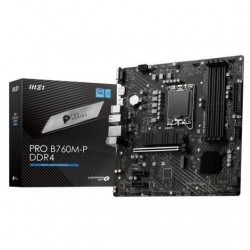 PLACA BASE MSI PRO B760M-P MATX 4XDDR5 VGA + HDMI + DP
