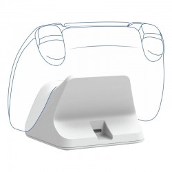 BASE DE CARGA TRUST GXT 255W PARA MANDO PS5 RGB WHITE